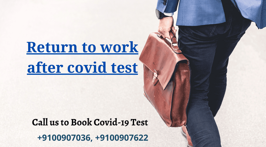 return to work after covid test