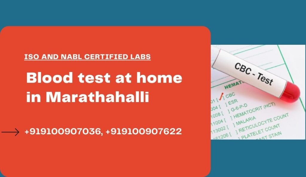 Blood test at home in Marathahalli