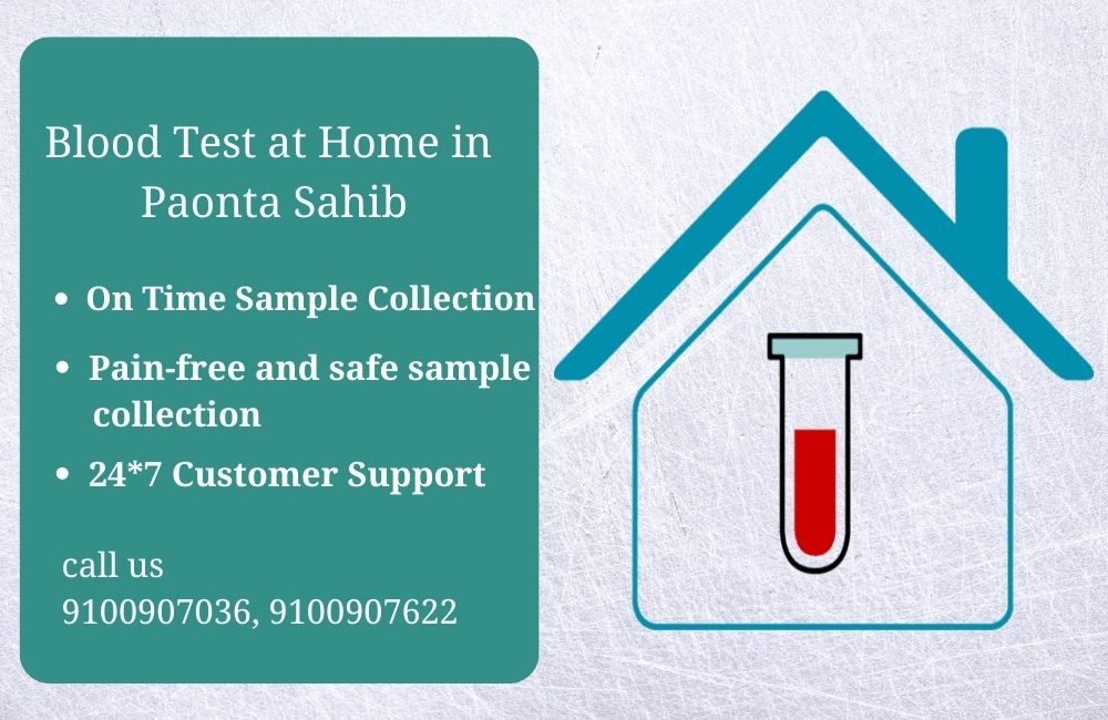 Blood Test at home in Paonta Sahib