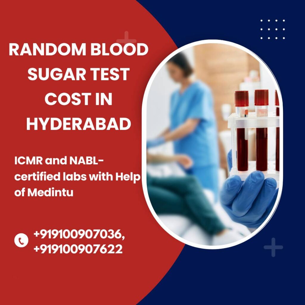 Random Blood Sugar Test In Hyderabad   Medintu