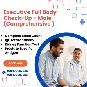 Executive Full Body Check-Up – Male (Comprehensive )