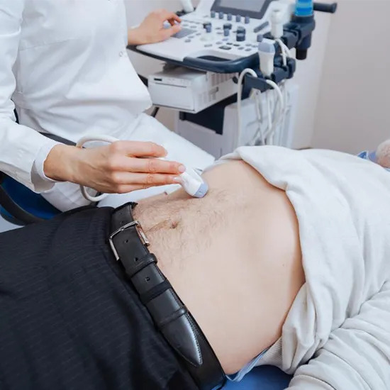 Ultrasound lower Abdomen for Male